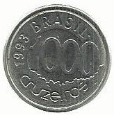 Brasil - 1000 Cruzeiros 1993 (Km# 626)