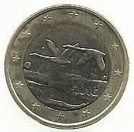 Finlandia - 1 Euro 2016 (Km# 129)