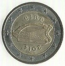 Irlanda - 2 Euro 2014 (Km# 51)