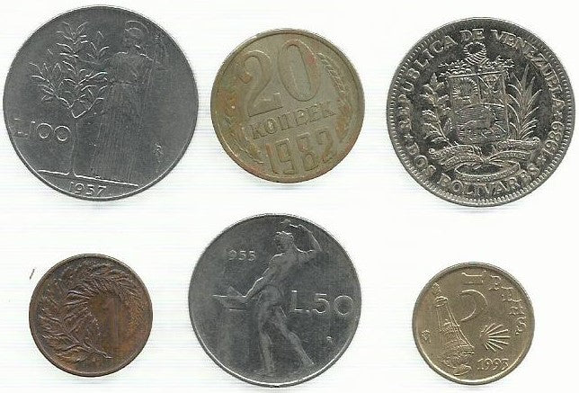 Moeda estrangeira - Várias