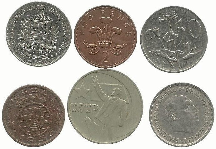 Moeda estrangeira - Várias