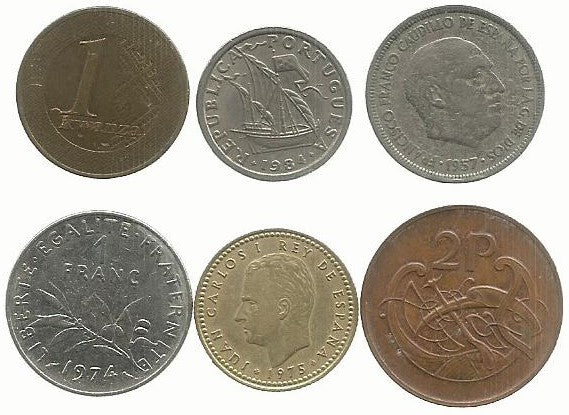Moeda estrangeira - Várias
