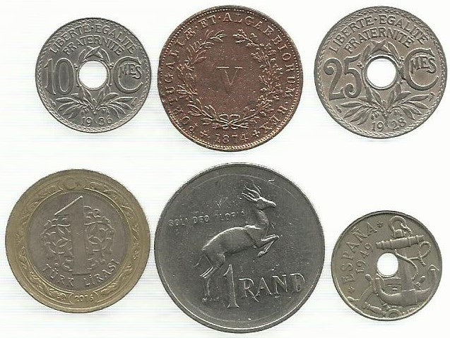 Moeda estrangeira - Várias