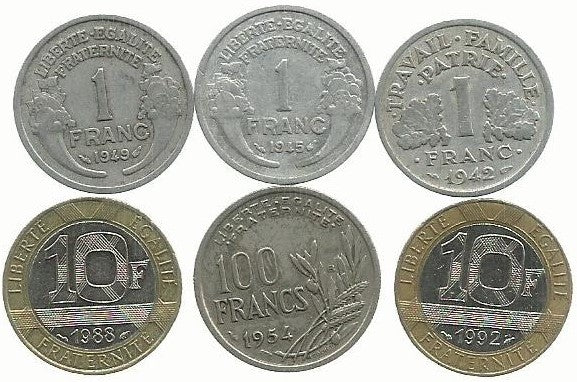 Moeda estrangeira - Várias