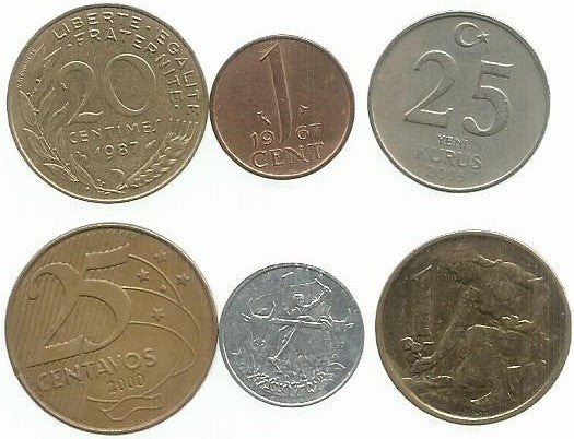 Moeda estrangeira - Vàrias