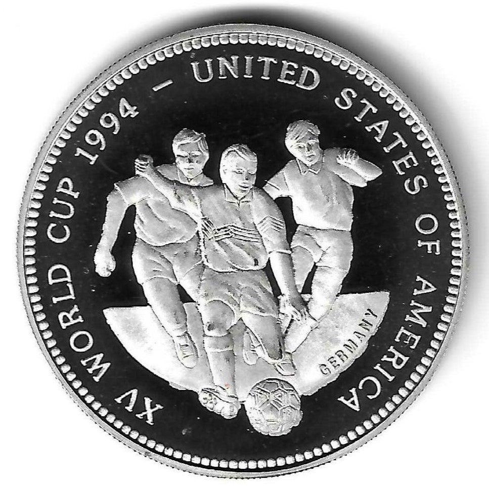 Uganda - 1000 Shillings 1994 (Km# 37) Campeonato Mundial Futebol