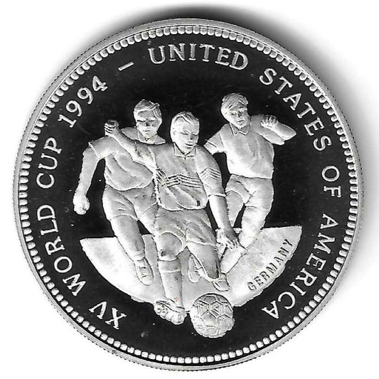 Uganda - 1000 Shillings 1994 (Km# 37) Campeonato Mundial Futebol