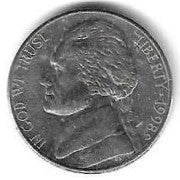 USA - 5 Cents 1998 (Km# 192)