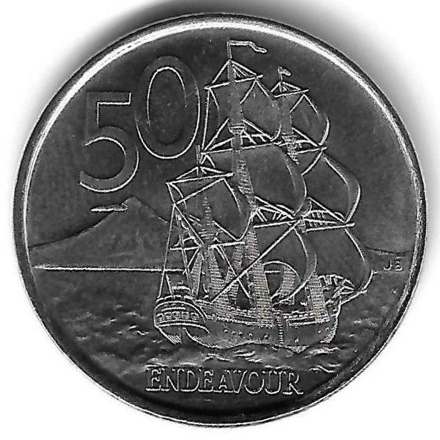 Nova Zelandia - 50 Centimos 2006 (Km# 119a)