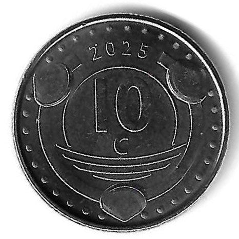 Curaçao - 10 Centimos 2025 (Km# ..)