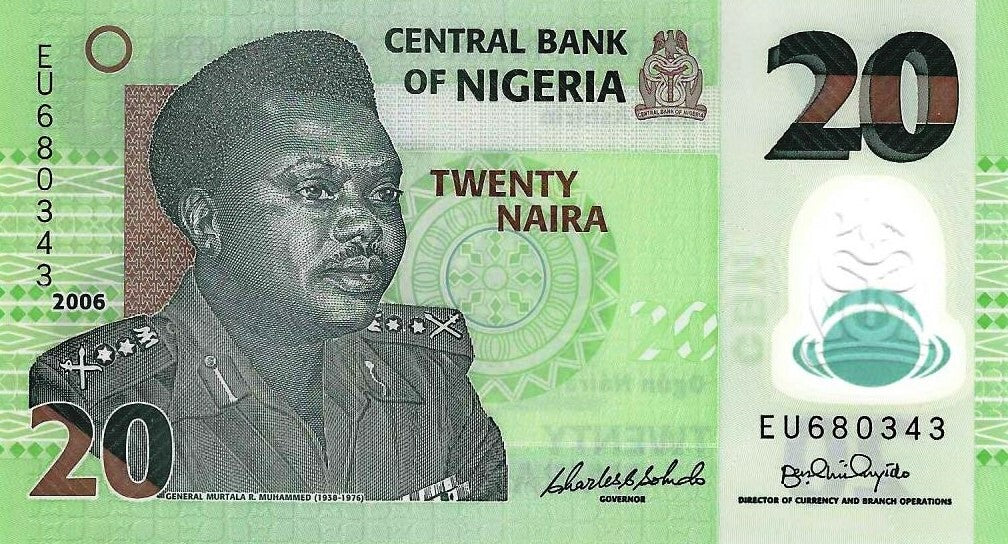 Nigeria - 20 Naira 2006 (# 34a)