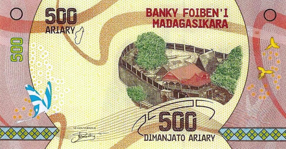 Madagascar - 500 Ariary 2024 (# 99c)