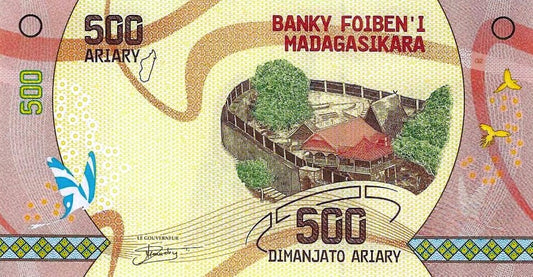 Madagascar - 500 Ariary 2024 (# 99c)