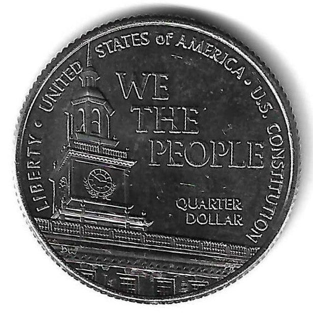 USA - 25 Cents 2026 (Km# 826) Constituiçao