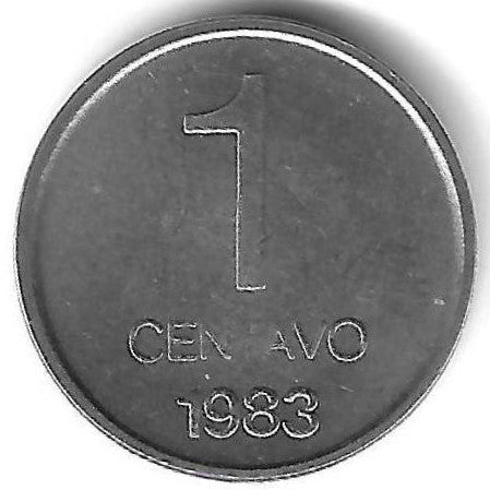 Argentina - 1 Centavo 1983 (Km# 87)