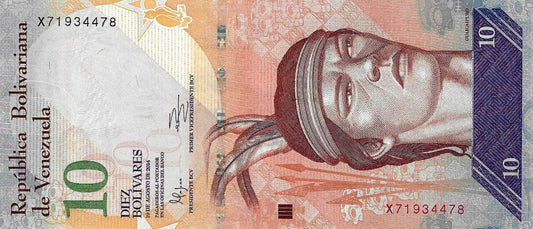 Venezuela - 10 Bolivares 2014 (# 90e)