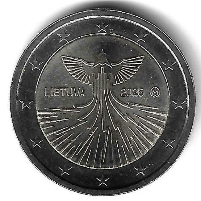 Lituania - 2 Euro 2026 (Km# ..) Independencia Energetica