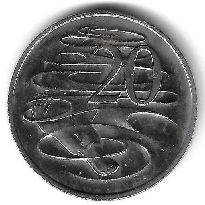 Australia - 20 Centimos 1977 (Km# 66)