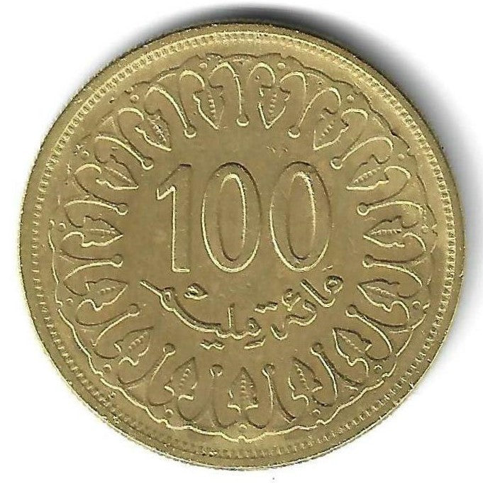 Tunisia - 100 Millimes 1983 (Km# 309)