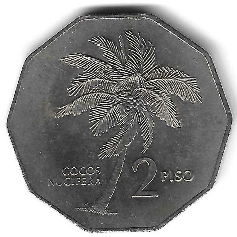 Filipinas - 2 Piso 1990 (Km# 244)