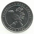 Turquia - 1 Kurus 2020 (Km# ..) Song Thrush