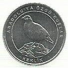 Turquia - 1 Kurus 2020 (Km# ..) Chukar Partridge
