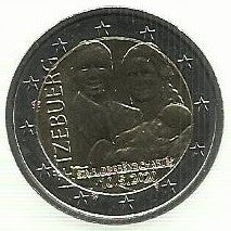 Luxemburgo - 2 Euro 2020(Km#--) Principe Carlos