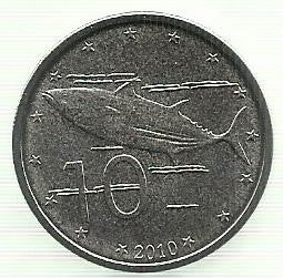 Ilhas Cook - 10 Centimos 2010 (Km# 759)