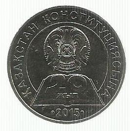 Cazaquistão - 50 Tenge 2015 (Km# 323) Constituição Cazaquistão