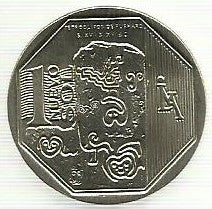 Peru - 1 Novo Sol 2015 (Km# 388) Petroglifos Pusharo