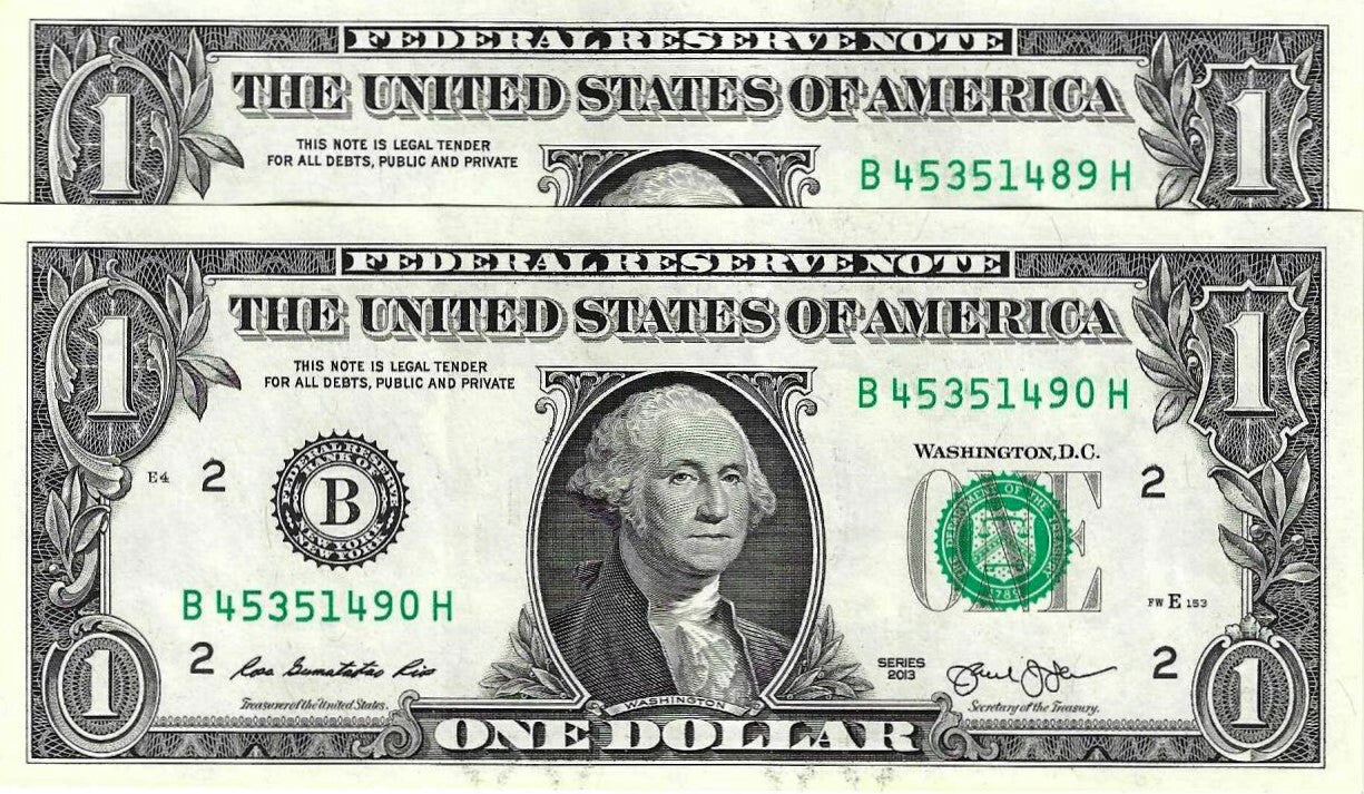 USA - 1 Dolar 2013 (# 537b) Nova Iorque