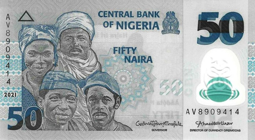 Nigeria - 50 Naira 2021 (# 40k)