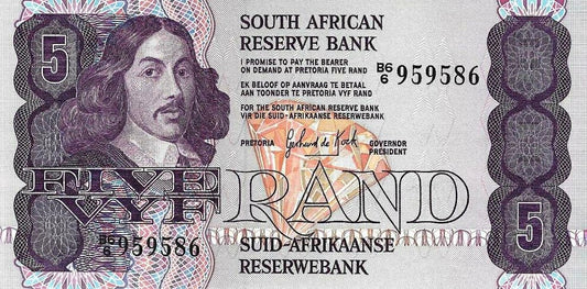 Africa Sul - 5 Rands 1981/89 (# 119c)