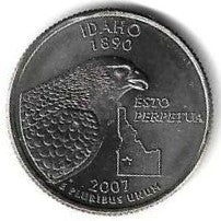 USA - 25 Cents 2007 (Km# 398) Idaho