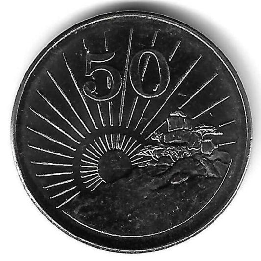 Zimbabwé - 50 Centimos 2001 (Km# 5a)