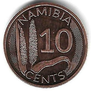 Namibia - 10 Centimos 2025 (Km# ..)