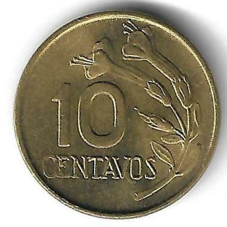 Peru - 10 Centavos 1974 (Km# 245)