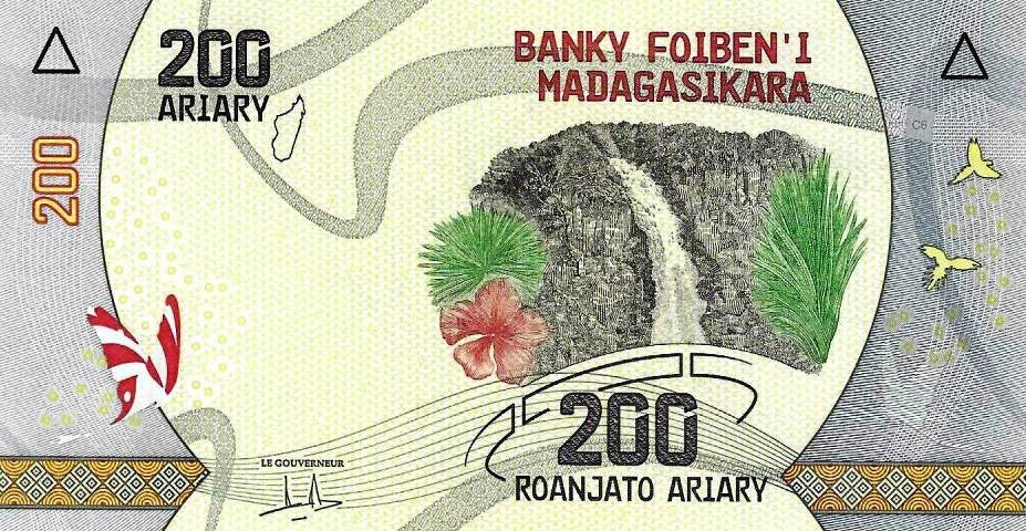 Madagascar - 200 Ariary 2022 (# 98b)