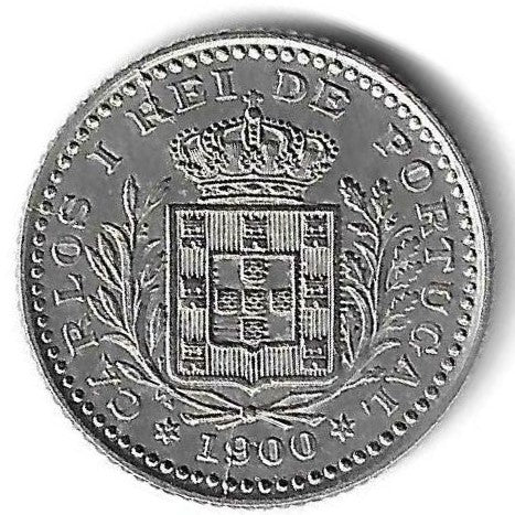 Portugal - 50 Reis 1900 (Km# 545)