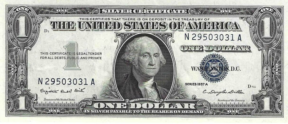 USA - 1 Dolar 1957 (# 419a)