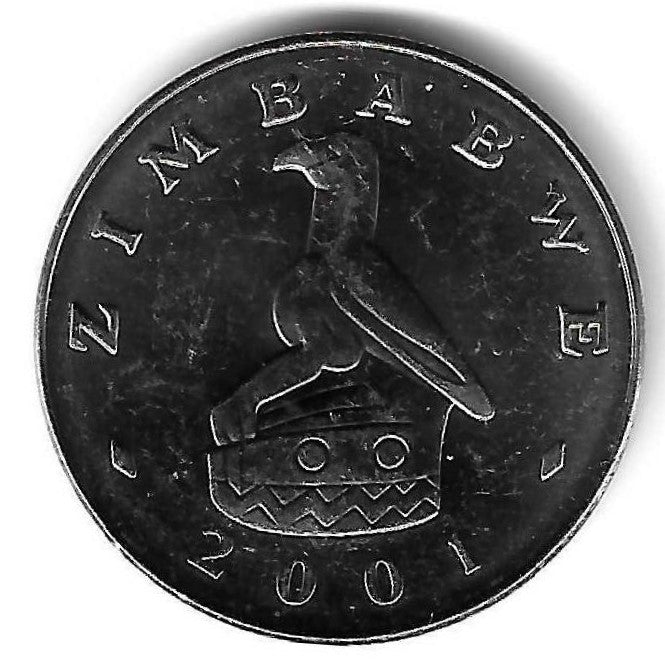 Zimbabwé - 50 Centimos 2001 (Km# 5a)