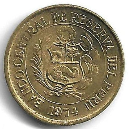 Peru - 10 Centavos 1974 (Km# 245)