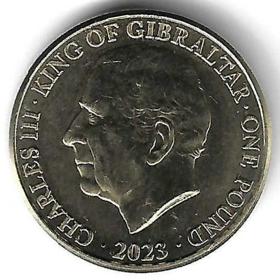 Gibraltar - 1 Libra 2023 (Km# ..)