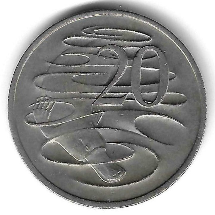 Australia - 20 Centimos 1972 (Km# 66)