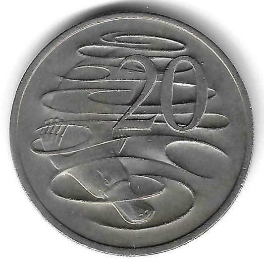 Australia - 20 Centimos 1972 (Km# 66)