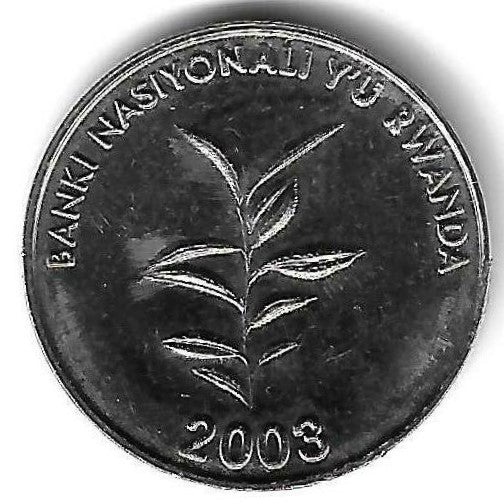 Ruanda - 20 Amafranga 2003 (Km# 25)