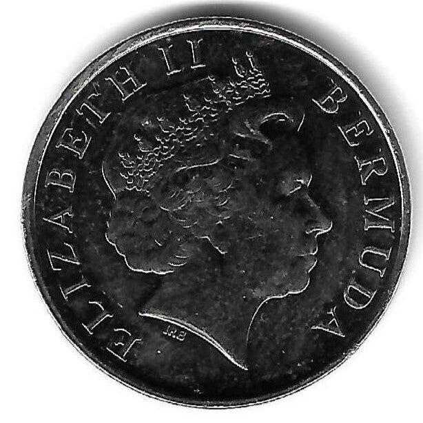 Bermudas - 25 Centimos 2008 (Km# 110)