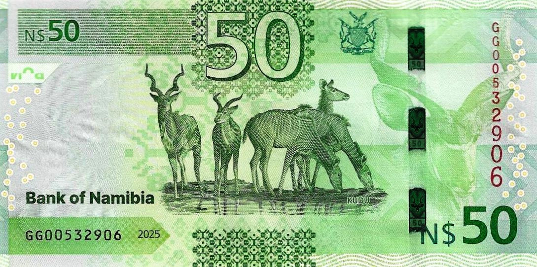 Namibia - 50 Dolares 2025 (# 22a)