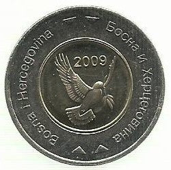 B. Herzegovina - 5 Marka Convertivel 2009 (Km# 120)