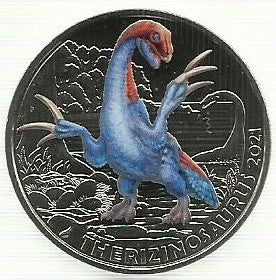 Austria - 3 Euro 2021 (Km# .. ) Therizinosaurus